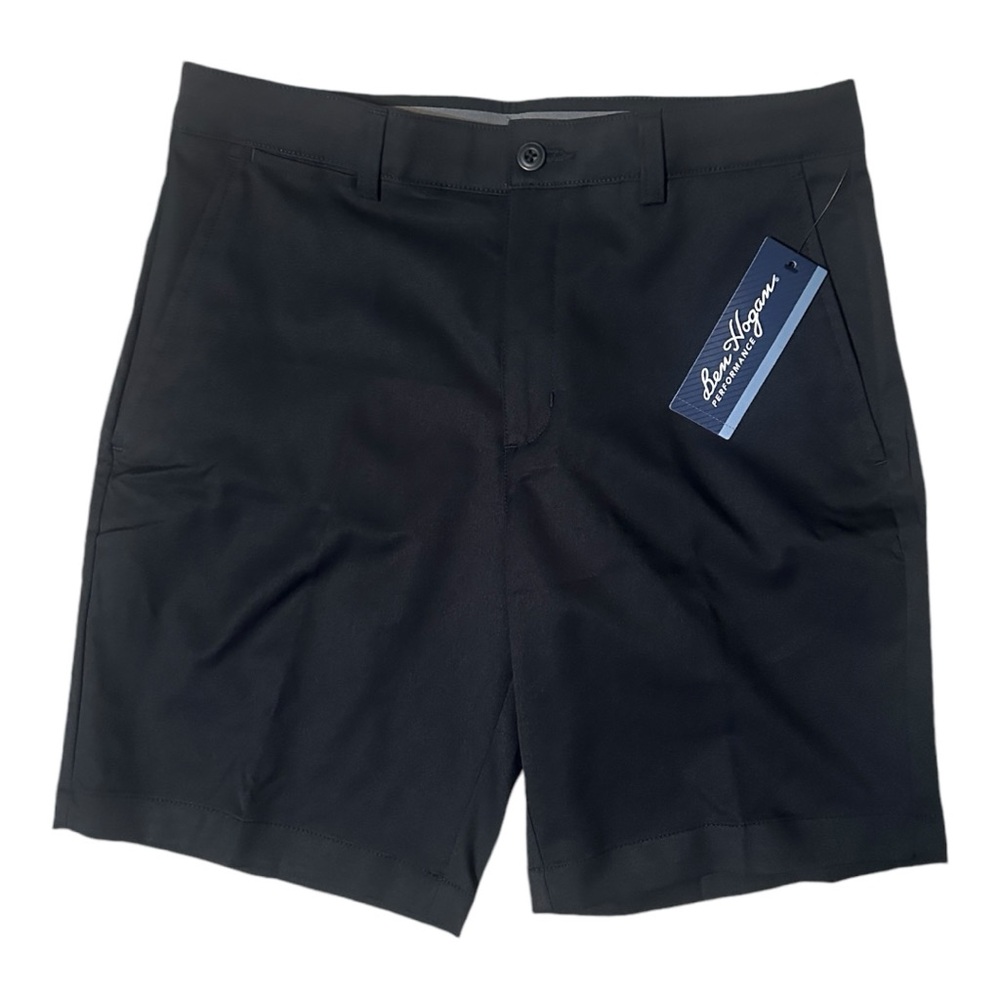 Ben Hogan Boy’s Performance 7" Black Golf Shorts NWT